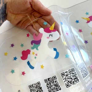 Kit Escolar Plástico - Painel estampado - UNICÓRNIO