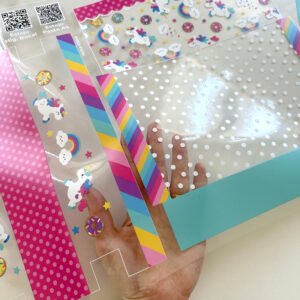 Kit Escolar Plástico - Painel estampado - UNICÓRNIO - Imagem 3