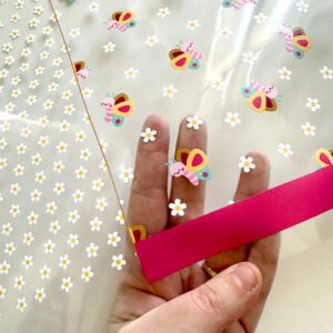 Kit Escolar Plástico - Painel estampado - BORBOLETA - Imagem 9