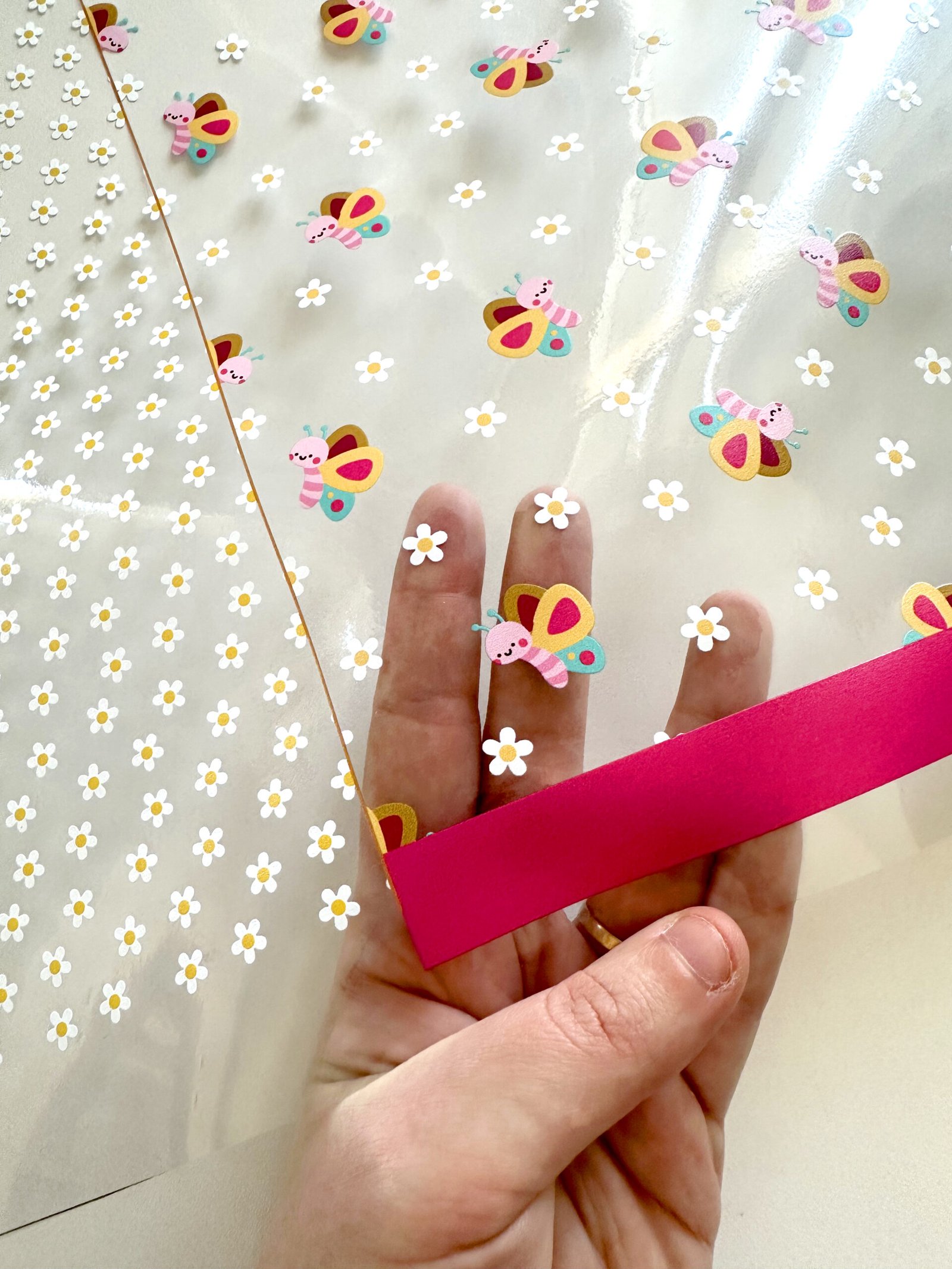 Kit Escolar Plástico - Painel estampado - BORBOLETA - Imagem 9