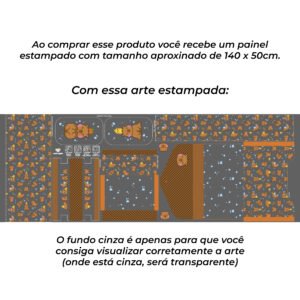 Kit Escolar Plástico - Painel estampado - Capivara - Imagem 4