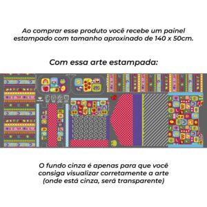 Kit Escolar Plástico - Painel estampado - COLORÊ - Imagem 5