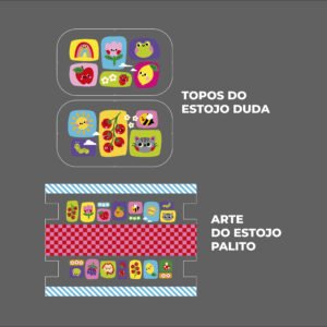 Kit Escolar Plástico - Painel estampado - COLORÊ - Imagem 4