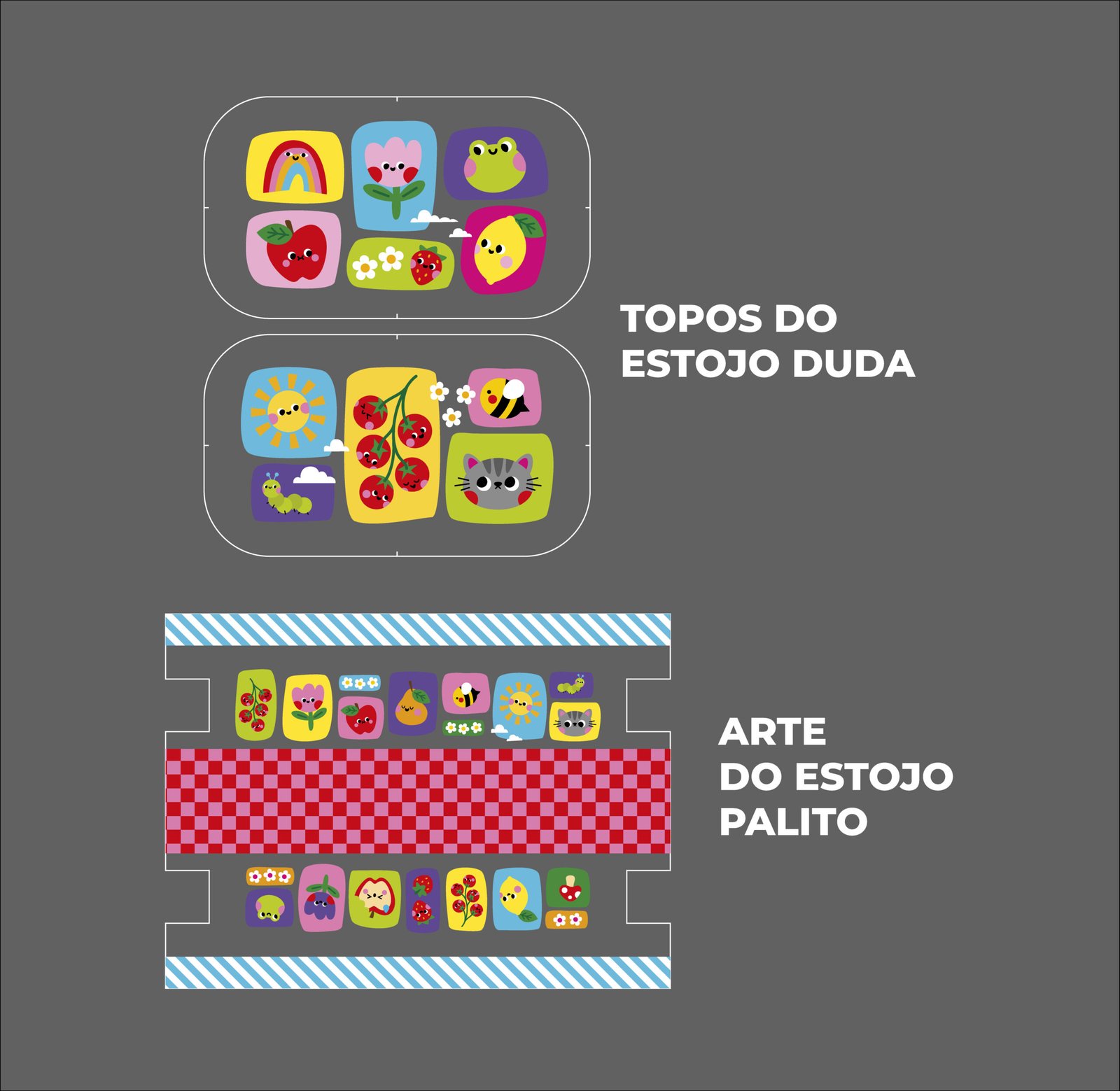 Kit Escolar Plástico - Painel estampado - COLORÊ - Imagem 4
