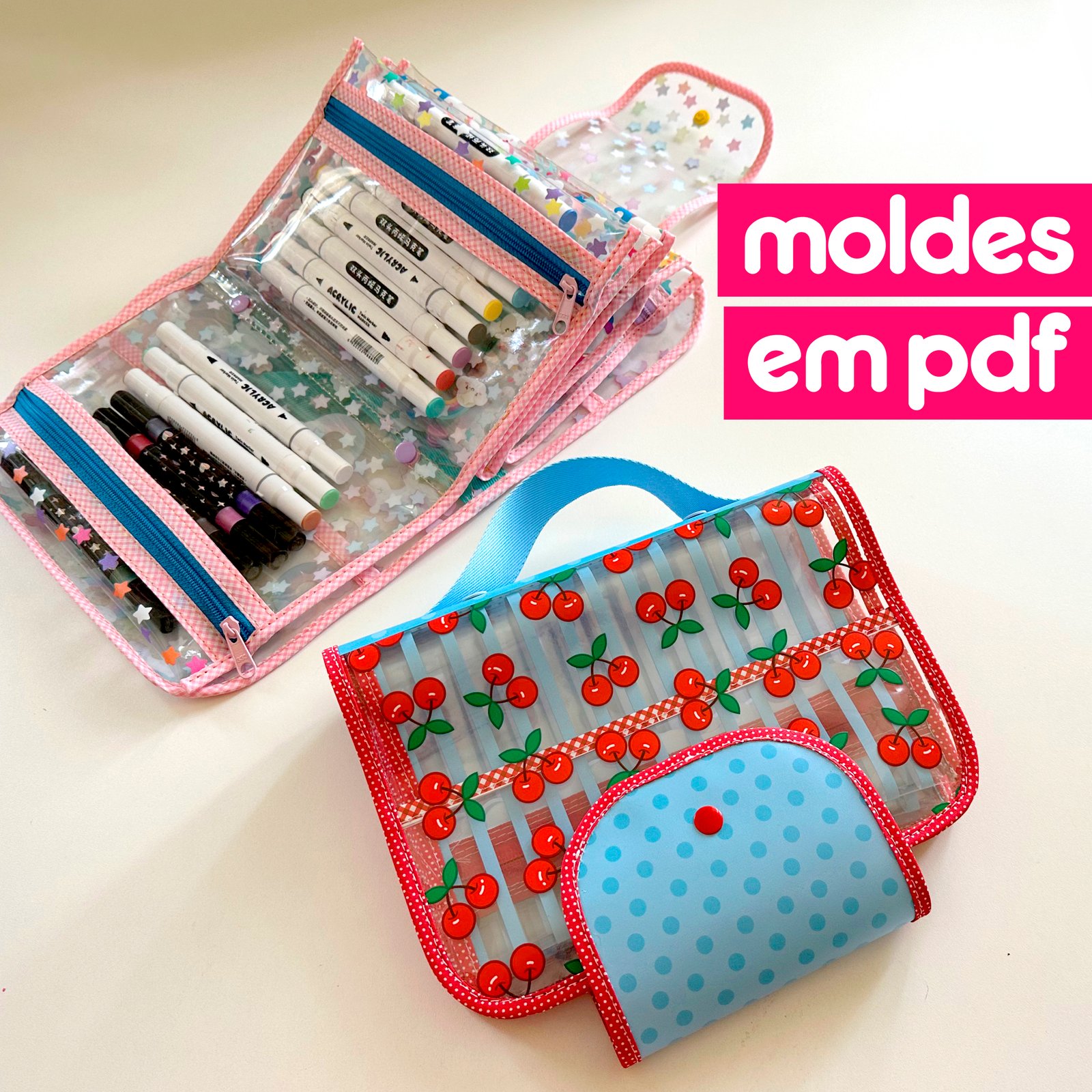 Maleta Ângela - Moldes em PDF em 3 tamanhos - Imagem 5