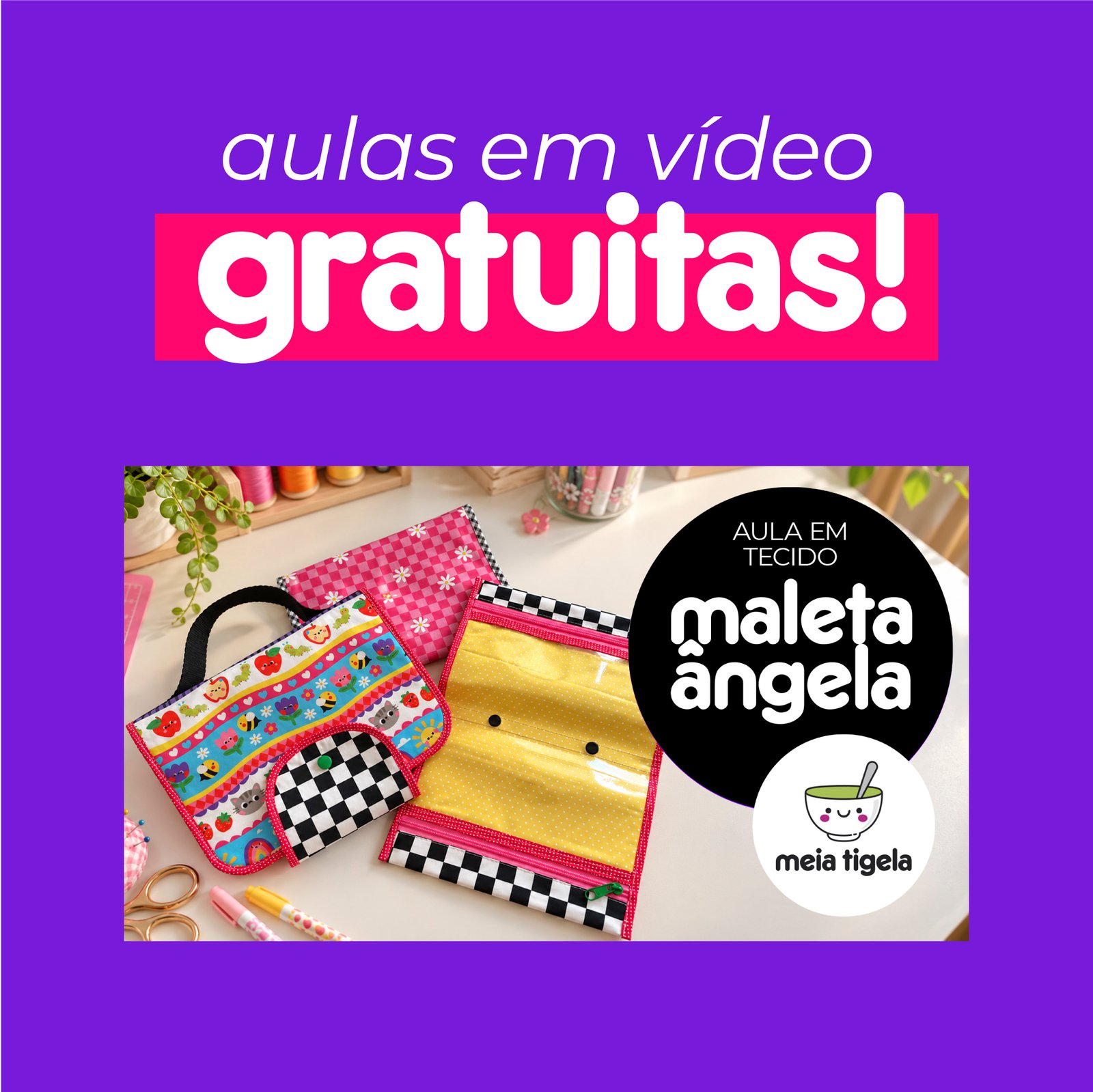 Maleta Ângela - Moldes em PDF em 3 tamanhos - Imagem 4