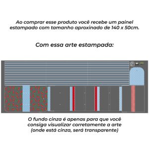 Maleta Ângela - Painel estampado - CEREJA - Imagem 3