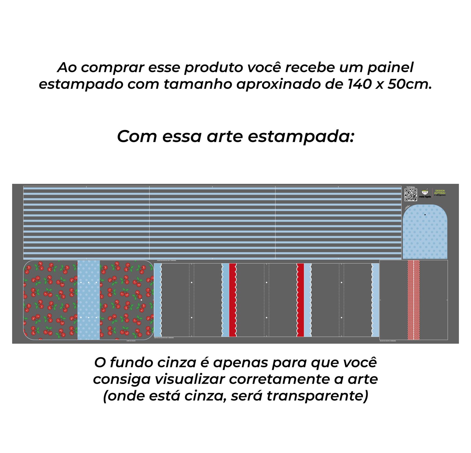 Maleta Ângela - Painel estampado - CEREJA - Imagem 3