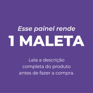 Maleta Ângela - Painel estampado - CEREJA - Imagem 5