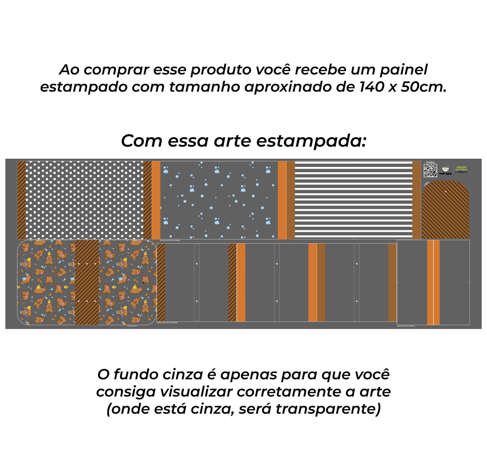 Maleta Ângela - Painel estampado - CAPIVARA - Imagem 4