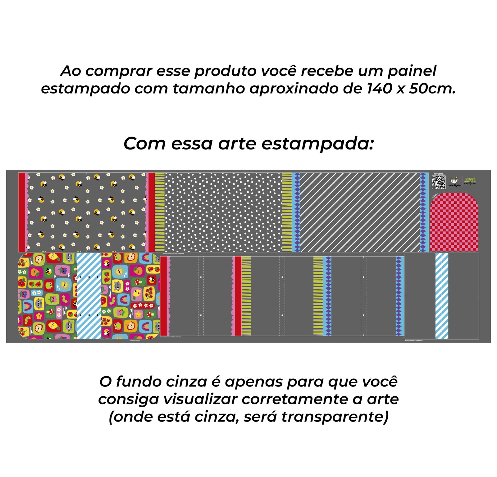 Maleta Ângela - Painel estampado - COLORÊ - Imagem 6