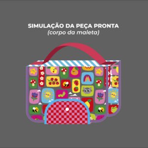 Maleta Ângela - Painel estampado - COLORÊ - Imagem 4