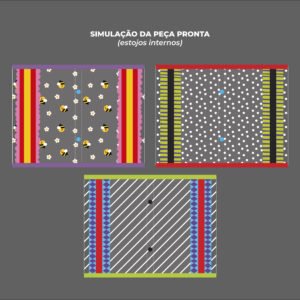Maleta Ângela - Painel estampado - COLORÊ - Imagem 5