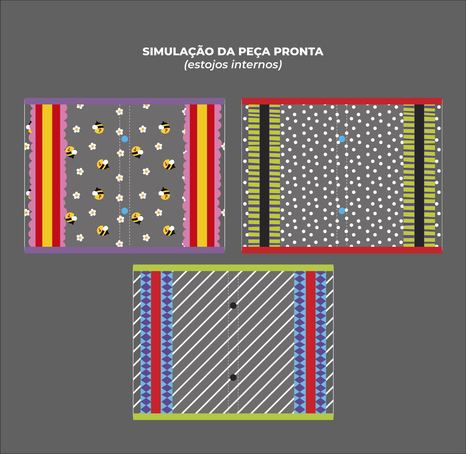 Maleta Ângela - Painel estampado - COLORÊ - Imagem 5