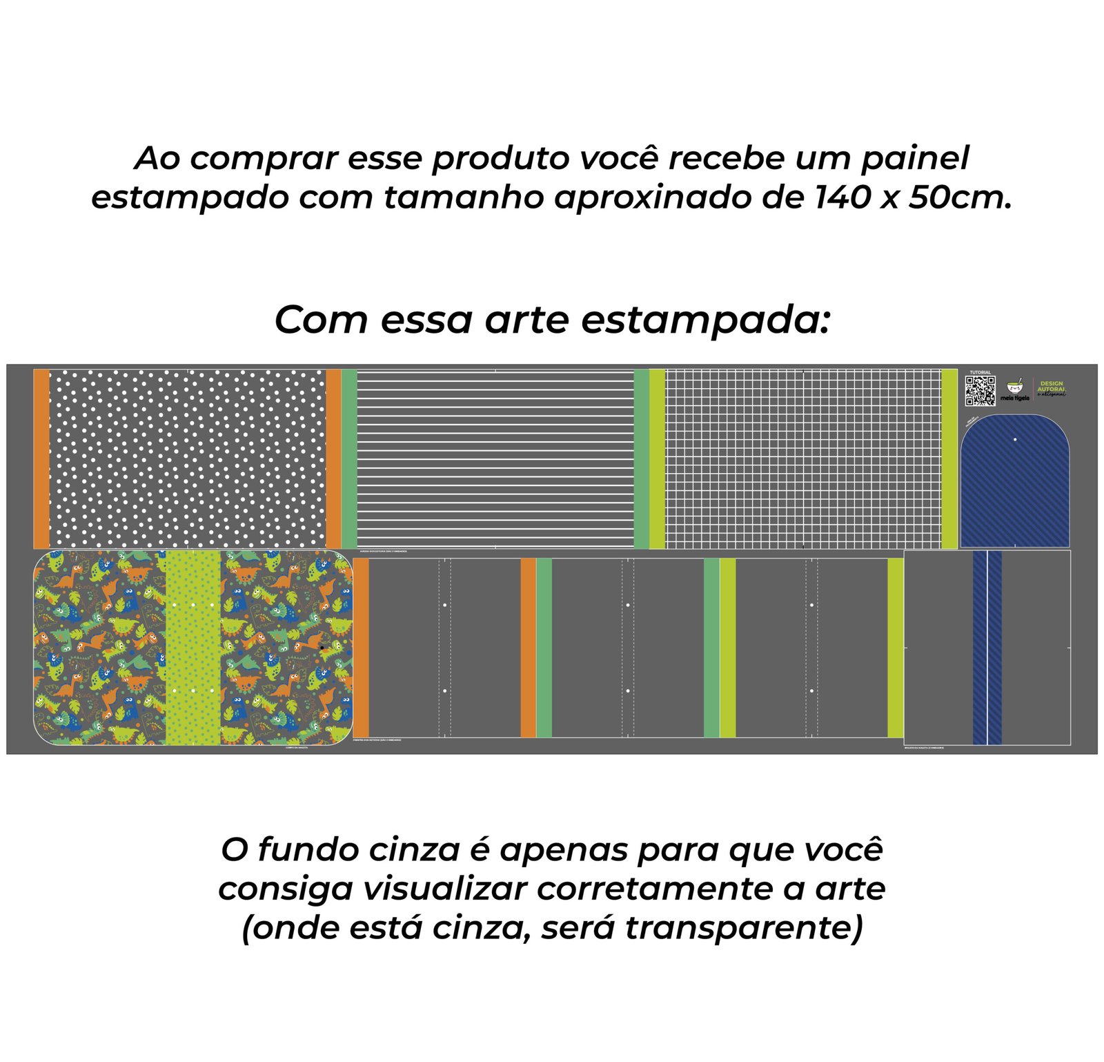 Maleta Ângela - Painel estampado - DINOSSAURO - Imagem 7