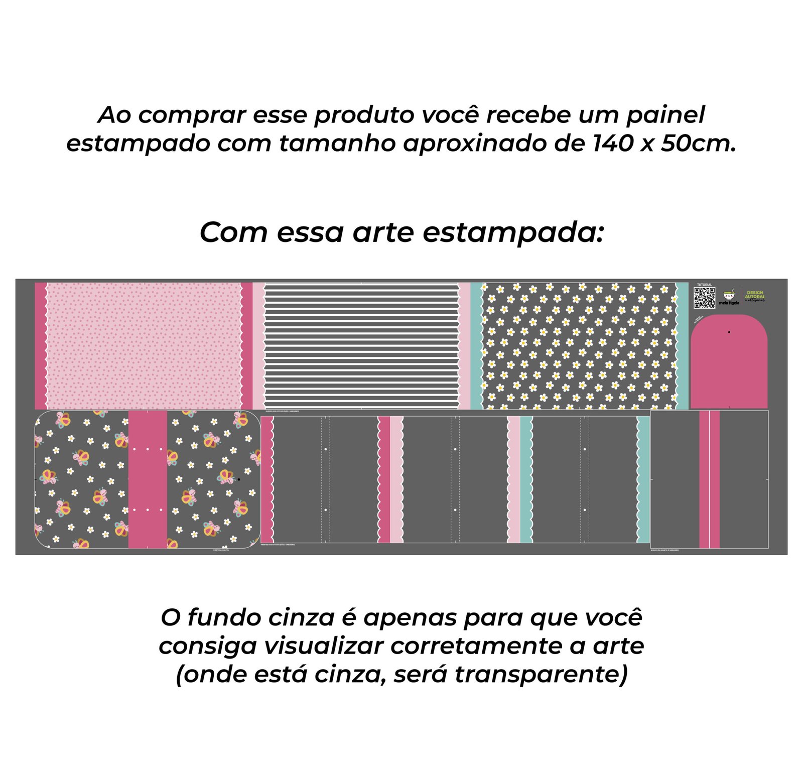 Maleta Ângela - Painel estampado - BORBOLETA - Imagem 6