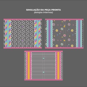 Maleta Ângela - Painel estampado - UNICÓRNIO - Imagem 4