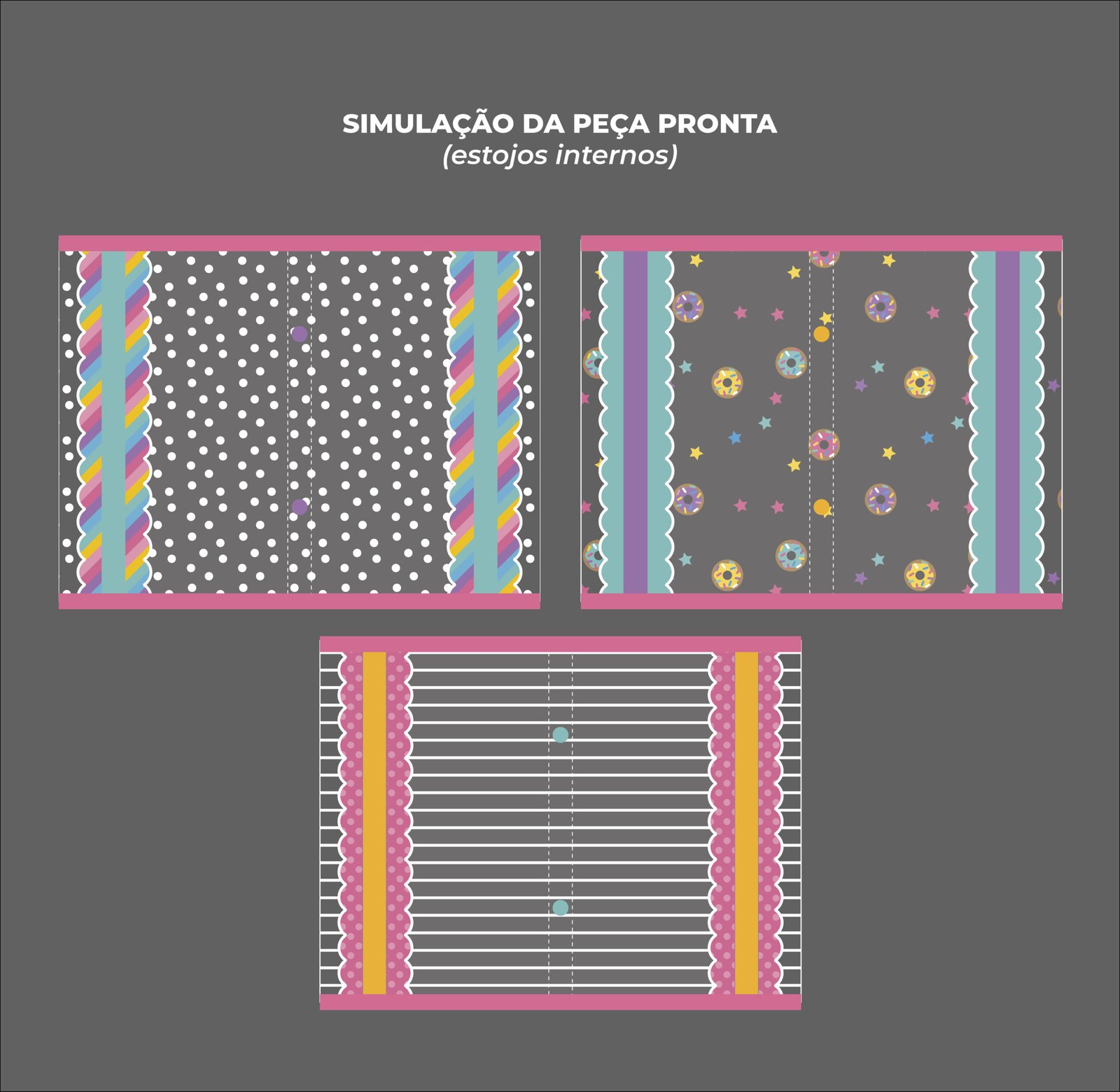 Maleta Ângela - Painel estampado - UNICÓRNIO - Imagem 4