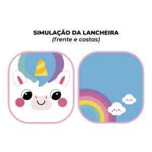 Painel Passeio - estampa Unicórnio (rende 3 peças) - Imagem 5