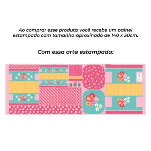 Painel MULTIUSO - estampa BORBOLETA - Imagem 3