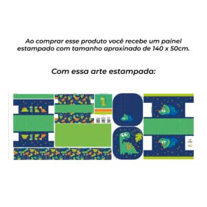 Painel MULTIUSO - estampa DINOSSAURO - Imagem 3