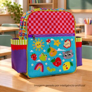 Mochila Grande - painel estampado COLORÊ - Imagem 3